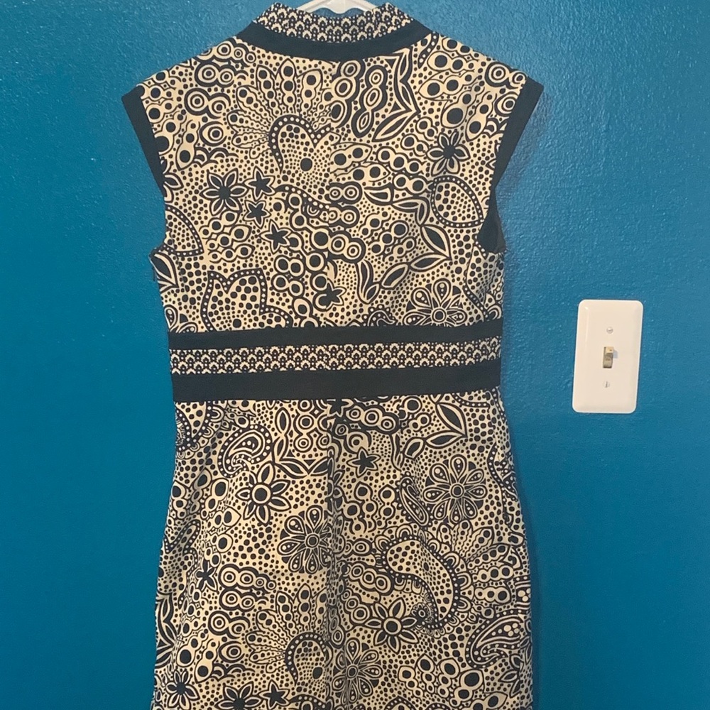 Jones New York black and white sleeveless dress - Picture 2 of 5